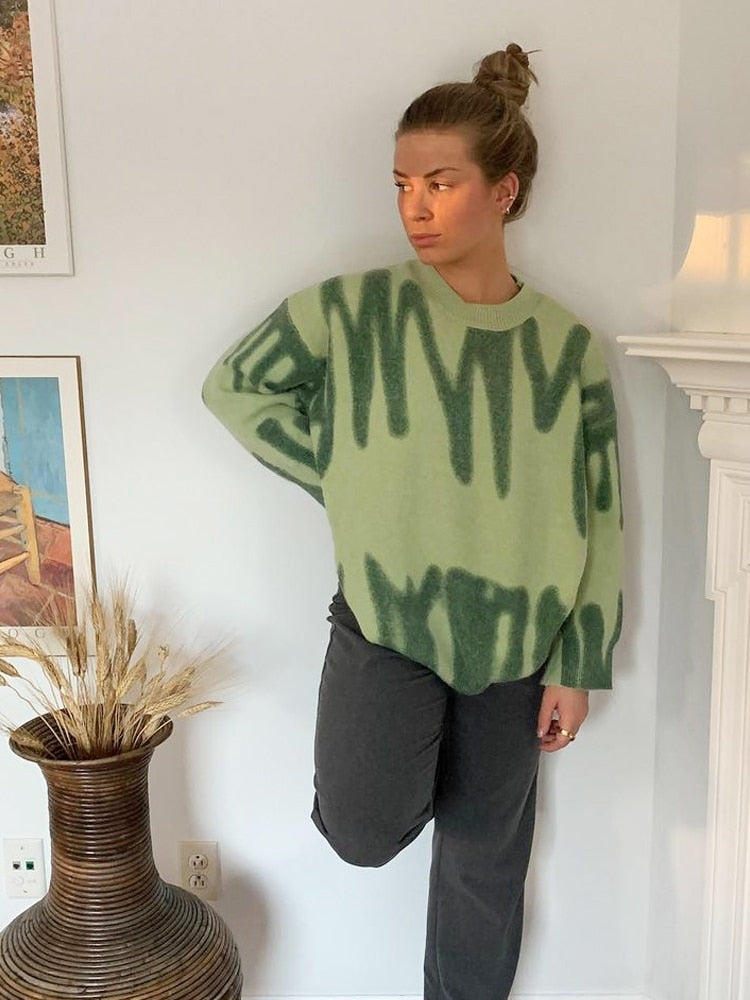 Multi Striped Knitted Soft Sweater
