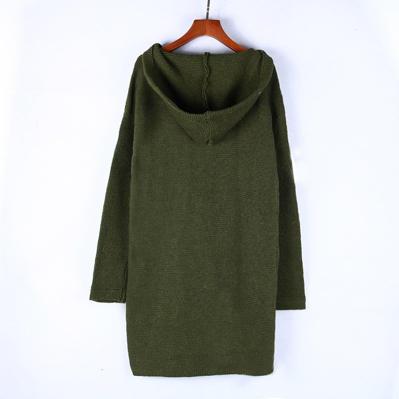 Long Loose Knitted Cardigans