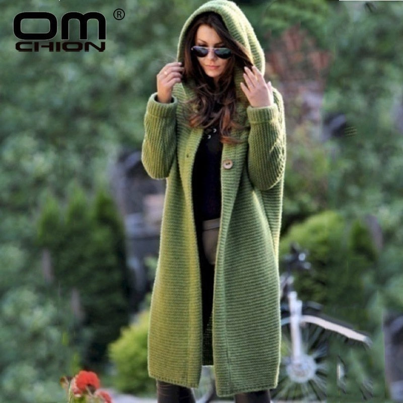 Long Loose Knitted Cardigans