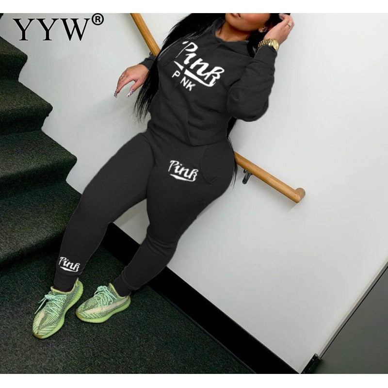 Tie Dye Two Piece Sets Women 3XL Tracksuits Suits Pink Letter Print Casual Sporty Hoody Outfits 2022 Spring Fashion Sweatsuits