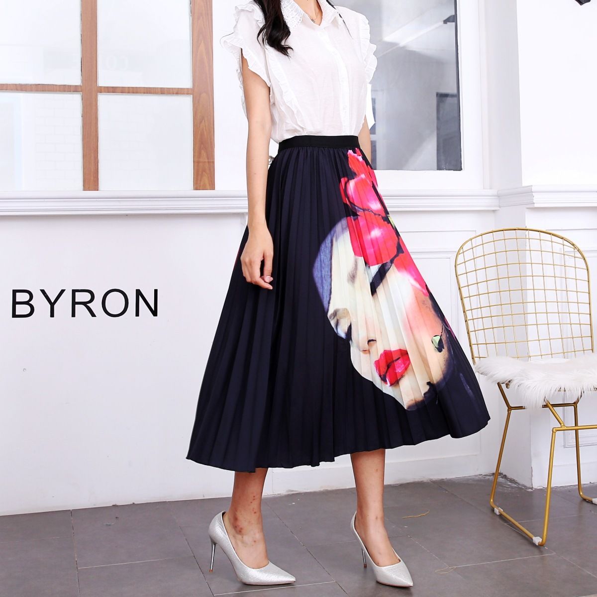 Pleated Women Skirts