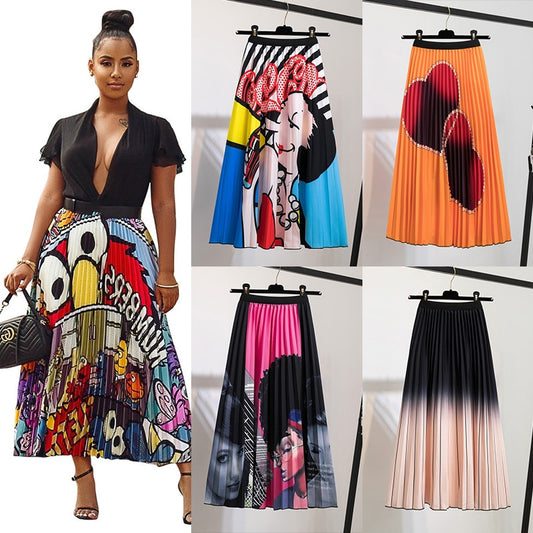 Pleated Women Skirts